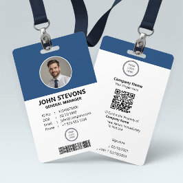 Professioneel Aanpasbare Personeelsidentificatie Badge