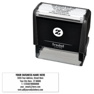 Professioneel adres Self-inkting Stamp Voorbeeld Zelfinktende Stempel