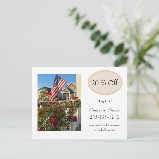 Professioneel Adverteren Briefkaart - HAMbyWG (Staand voorkant)