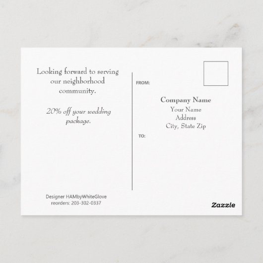 Professioneel Adverteren Briefkaart - HAMbyWG (Achterkant)