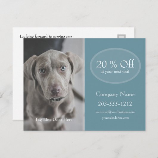 Professioneel Adverteren Briefkaart - HAMbyWG (Voorkant / Achterkant)