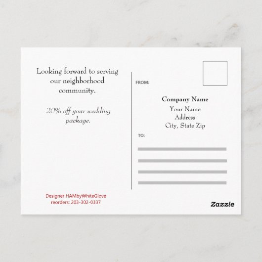 Professioneel Adverteren Briefkaart - HAMbyWG (Achterkant)