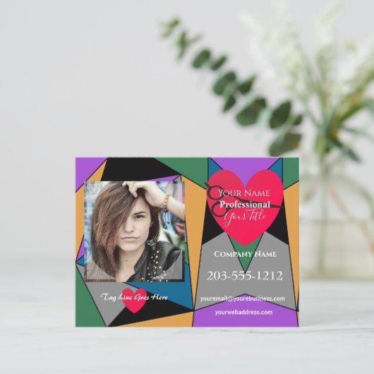 Professioneel Adverteren Briefkaart - HAMbyWG (Staand voorkant)