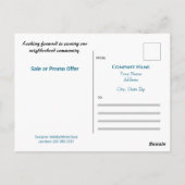 Professioneel Adverteren Briefkaart - HAMbyWG (Achterkant)