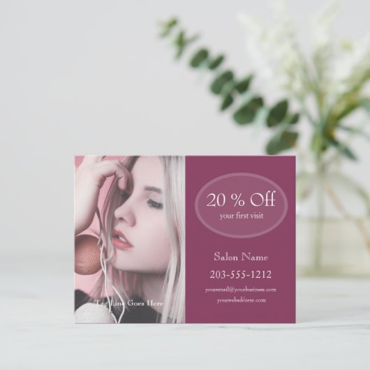 Professioneel Adverteren Briefkaart - HAMbyWG (Staand voorkant)