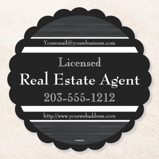 Professioneel Adverteren Onderzetter papier - HAMb (Voorkant)