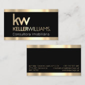 Professioneel advies Elegant Imobiliária Logo Visitekaartje (Voorkant / Achterkant)