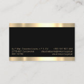 Professioneel advies Elegant Imobiliária Logo Visitekaartje (Achterkant)