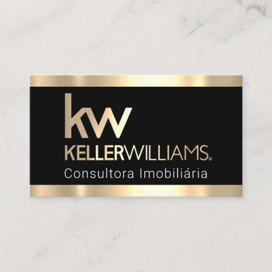 Professioneel advies Elegant Imobiliária Logo Visitekaartje (Voorkant)