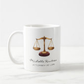 Professioneel advocaat Luxury Gold Koffiemok (Links)