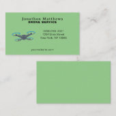 Professioneel Aerial Drone Service Visitekaartje (Voorkant / Achterkant)