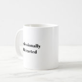 Professioneel Afgeleide Grappige T-Shirt Koffiemok (Voorkant links)