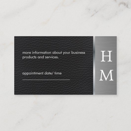 Professioneel Afspraak Afsprakenkaartje (Achterkant)