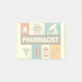 Professioneel Apotheker Iconisch Ontworpen Post-it® Notes (Voorkant)