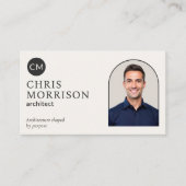 Professioneel Architect Foto  Visitekaartje (Voorkant)