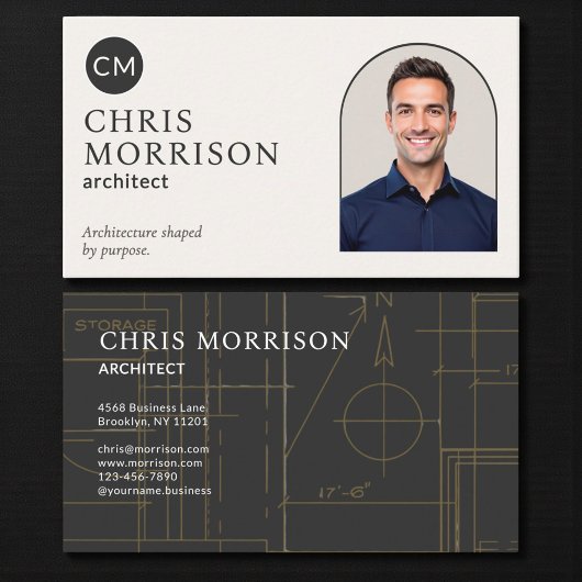 Professioneel Architect Foto  Visitekaartje