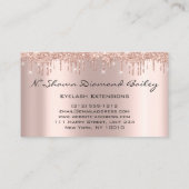 Professioneel, artistiek en groen Roos Blush Visitekaartje (Achterkant)