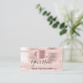 Professioneel artistiek Roos Kus lips Stromen Visitekaartje (Staand voorkant)