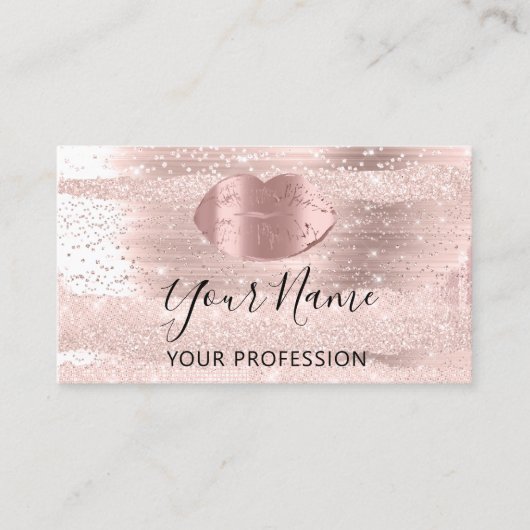 Professioneel artistiek Roos Kus lips Stromen Visitekaartje (Voorkant)