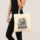 Professioneel Asteroïde Ontwijkend Konijn Tote Bag (Voorkant (product))