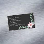 Professioneel au-paar magnetisch visitekaartje (Voorbeeld)