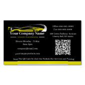 Professioneel Auto Detailing Car Wash Company Magnetisch Visitekaartje (Voorkant)