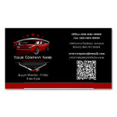Professioneel Auto Detailing Car Wash Company Magnetisch Visitekaartje (Voorkant)