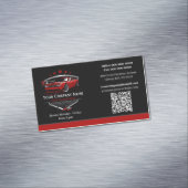 Professioneel Auto Detailing Car Wash Company Magnetisch Visitekaartje (Voorbeeld)