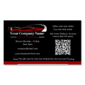 Professioneel Auto Detailing Car Wash Company Magnetisch Visitekaartje (Voorkant)