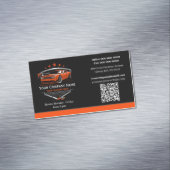 Professioneel Auto Detailing Car Wash Company Magnetisch Visitekaartje (Voorbeeld)