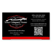 Professioneel Auto Detailing Car Wash Company Magnetisch Visitekaartje (Voorkant)