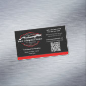 Professioneel Auto Detailing Car Wash Company Magnetisch Visitekaartje (Voorbeeld)