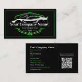 Professioneel Auto Detailing Car Wash Company Visitekaartje (Voorkant / Achterkant)