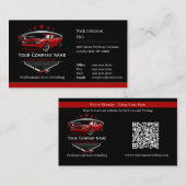 Professioneel Auto Detailing Car Wash Company Visitekaartje (Voorkant / Achterkant)