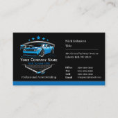 Professioneel Auto Detailing Car Wash Company Visitekaartje (Voorkant)