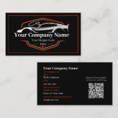 Professioneel Auto Detailing Car Wash Company Visitekaartje (Voorkant / Achterkant)