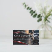 Professioneel Autodealerkaart Visitekaartje (Staand voorkant)