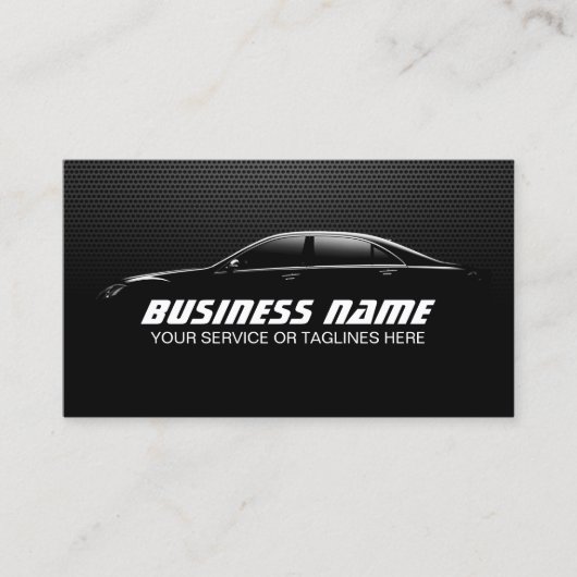 Professioneel, automatisch gegevens over reparatie visitekaartje (Voorkant)