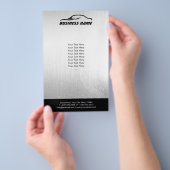 Professioneel autoreparatiemetaal flyer (Hand)