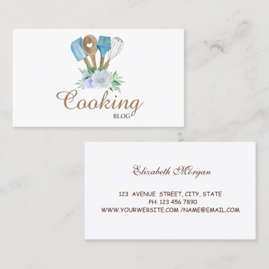 Professioneel, Bakkerij Handgereedschap, ventilato Visitekaartje (Voorkant / Achterkant)