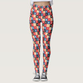 Professioneel Barber Iconic Pictogram Leggings (Voorkant)