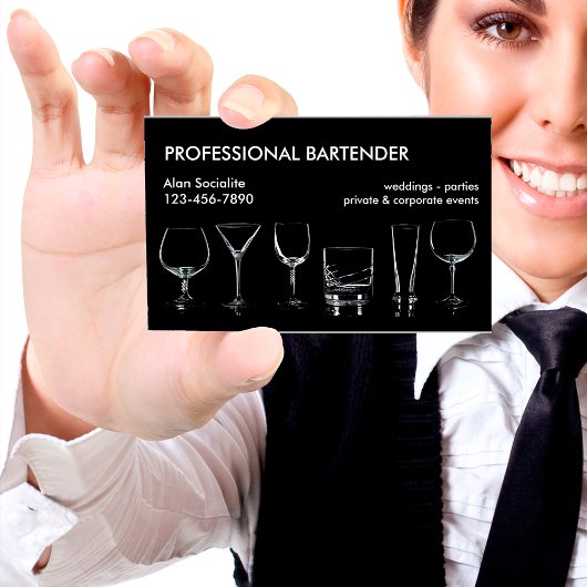 Professioneel Barman Visitekaartje