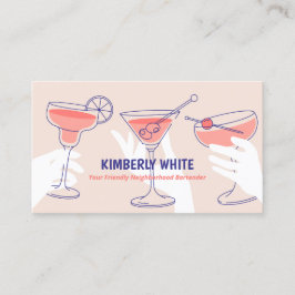 Professioneel Bartender  Visitekaartje