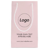 Professioneel bedrijf Blush roze Klein Cadeauzakje (Voorkant)