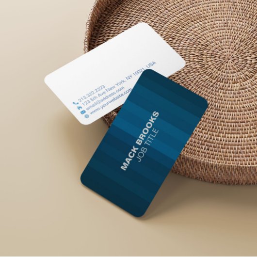 Professioneel Bedrijf Eenvoudig Elegant Visitekaartje