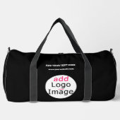 Professioneel Bedrijf Extravagant Zwart Douane Plunjezak (Voorkant)