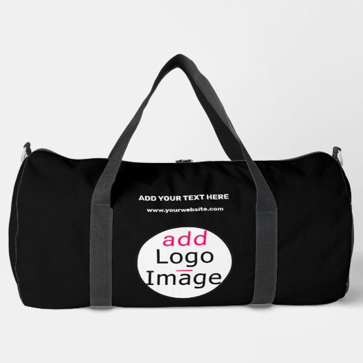 Professioneel Bedrijf Extravagant Zwart Douane Plunjezak (Voorkant)