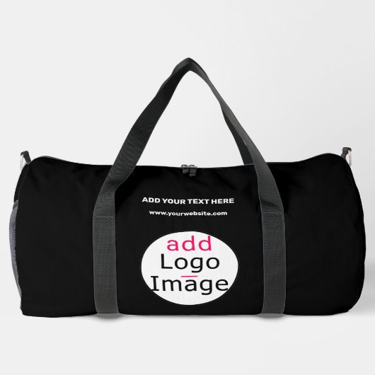 Professioneel Bedrijf Extravagant Zwart Douane Plunjezak (Achterkant)