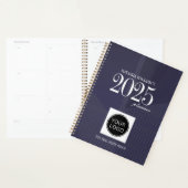 Professioneel bedrijf Logo Custom Navy 2025 Planner (Display)