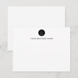 Professioneel Bedrijf Logo Merk Notitiekaartje